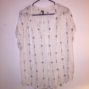 White patterned Blouse