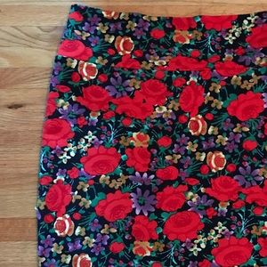 Lularoe Floral Cassie Skirt
