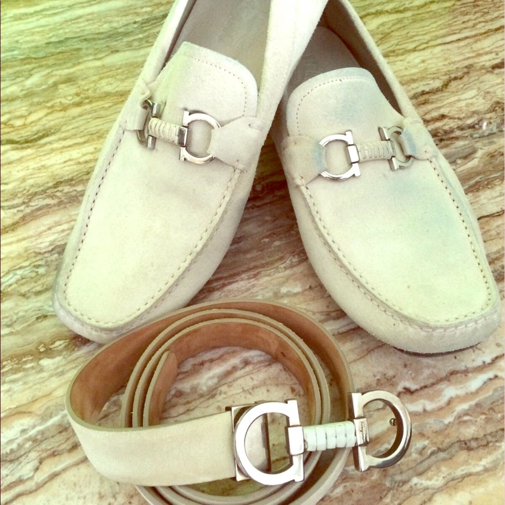 Ferragamo shoes &belt