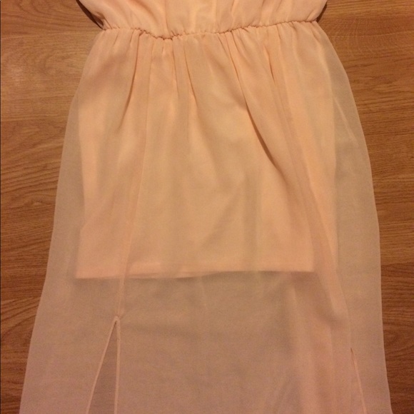 Light Pink Maxi Sheer Forever 21 Dress - Picture 6 of 8