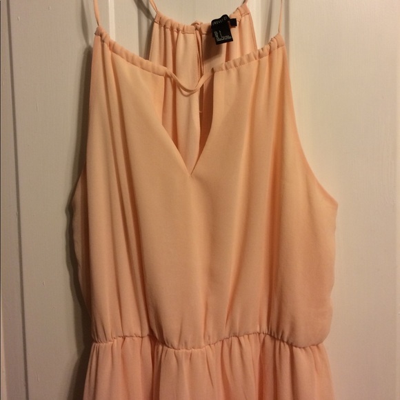 Light Pink Maxi Sheer Forever 21 Dress - Picture 2 of 8