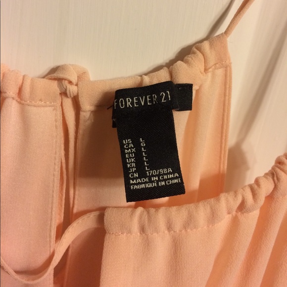 Light Pink Maxi Sheer Forever 21 Dress - Picture 3 of 8