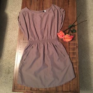 H&M light brown dress