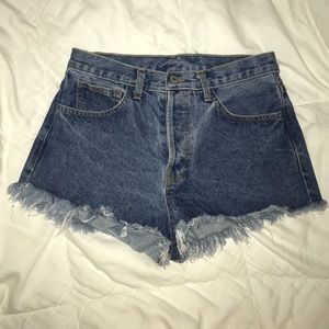 Brandy Melville High Waisted Jean Shorts