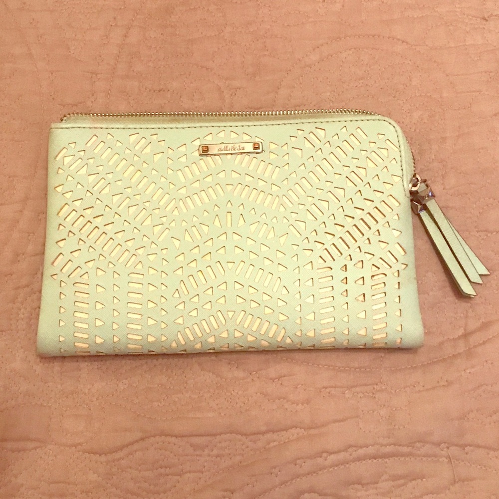 Stella and Dot Mint double clutch