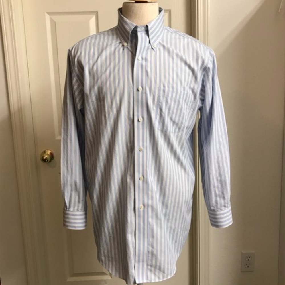 Mens Brooks Brothers button down long sleeve shirt