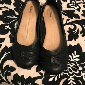 Black flats size 9