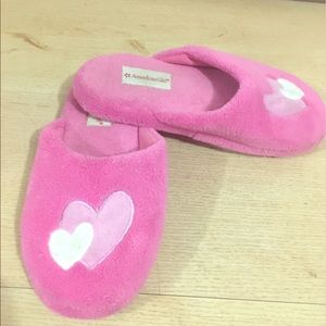 American girl authentic slippers size 3