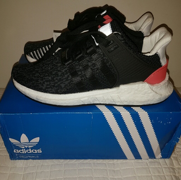 Adidas EQT Support 93/17 Boost Turbo Red sz 8 - Picture 3 of 8