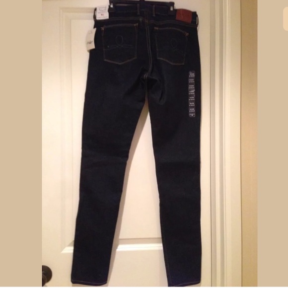 NEW LUCKY BRAND JEANS DARK SIZE 6/28 32" REGULAR - Picture 2 of 5