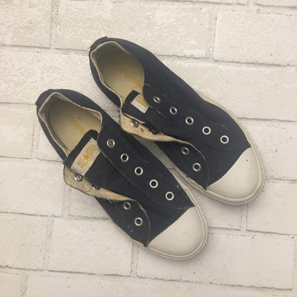 Converse Shoes - Blue Slip On Sneakers | Converse