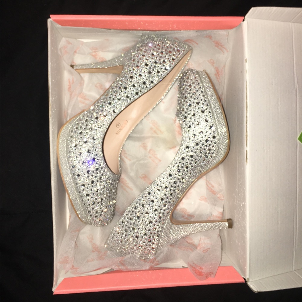 Sparkly heels