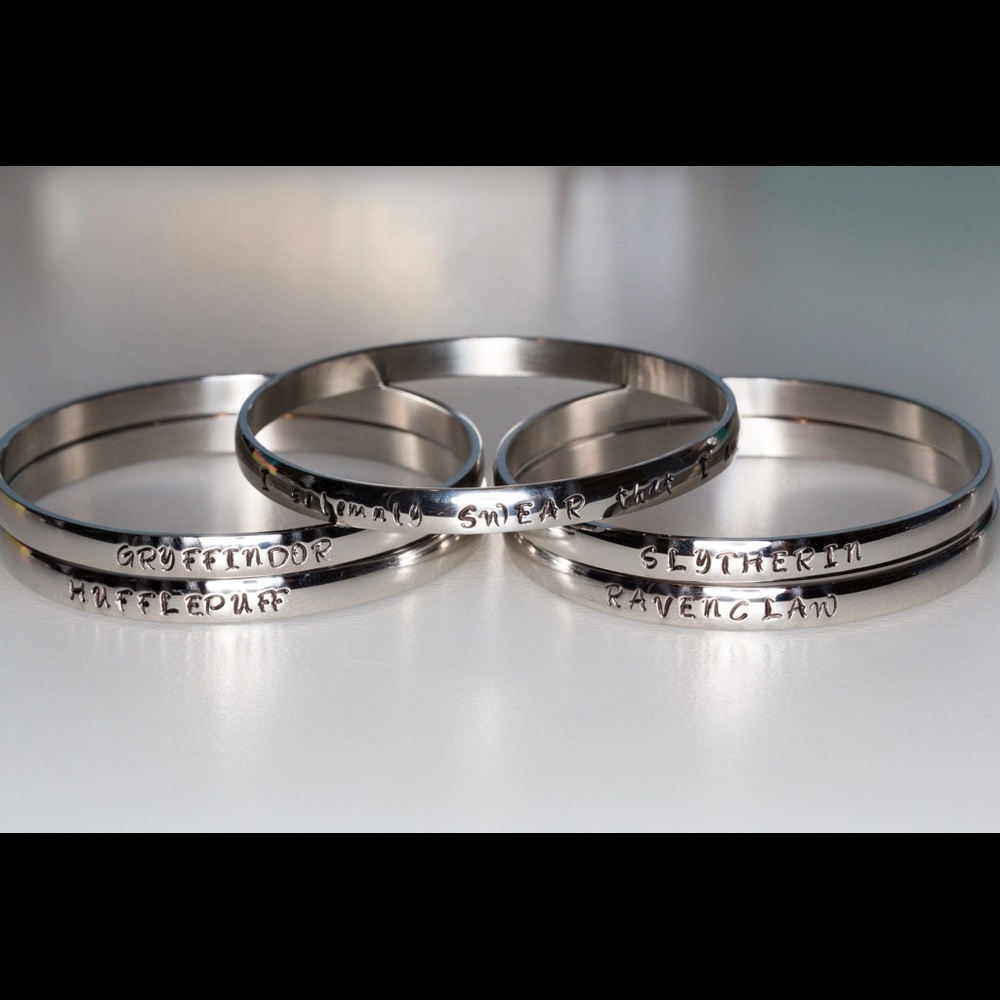 Harry Potter Houses Stainless Steel Bangles