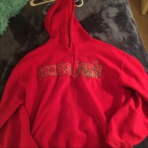 Red Texas tech university hoodie
