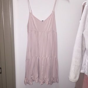 Pink, tank top dress