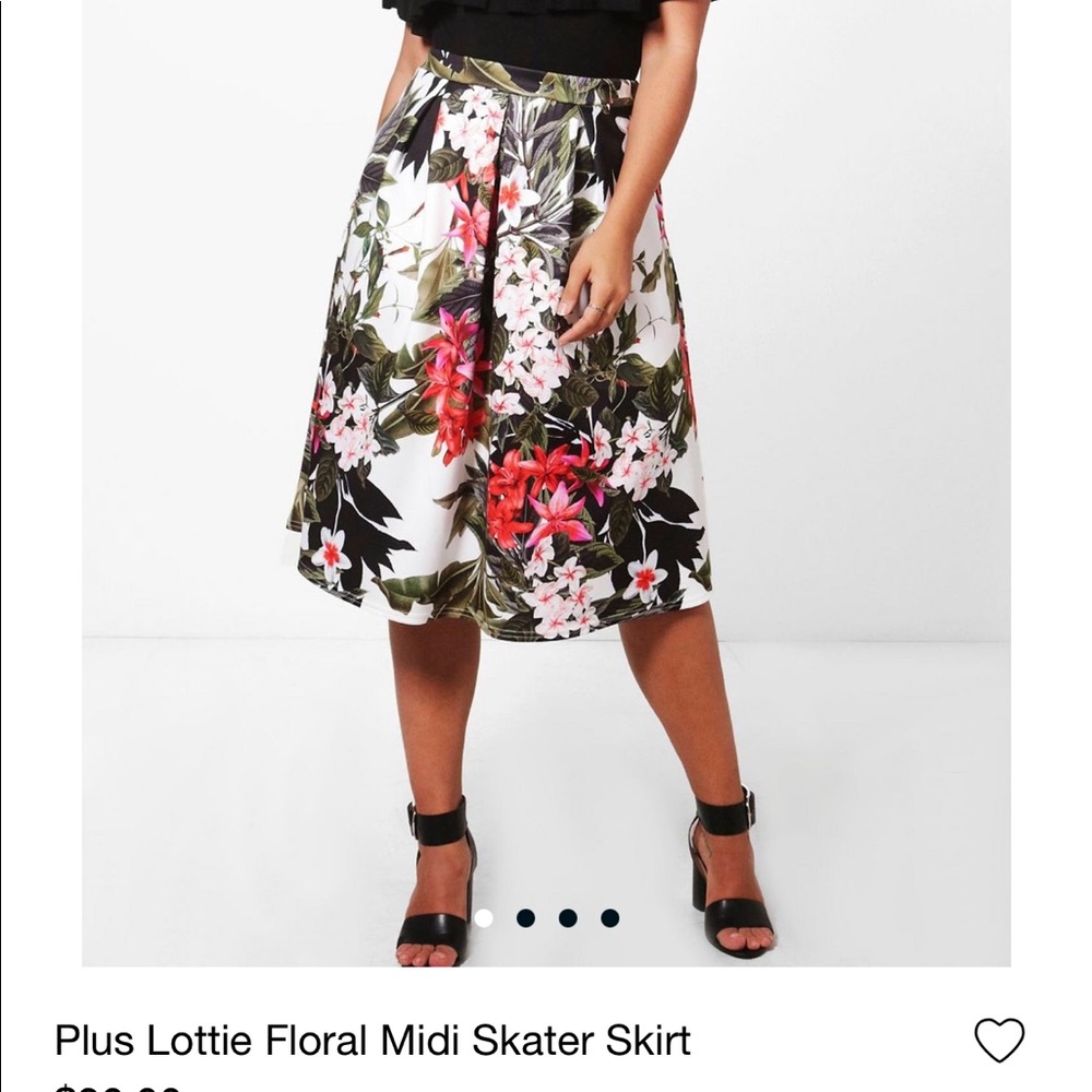 Midi skirt floral