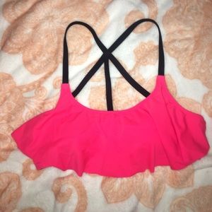 Victoria's Secret Pink flounce top