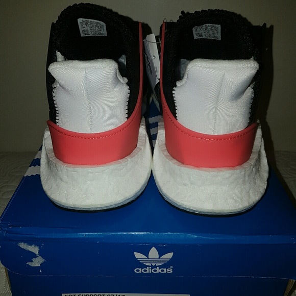Adidas EQT Support 93/17 Boost Turbo Red sz W 9 - Picture 2 of 8