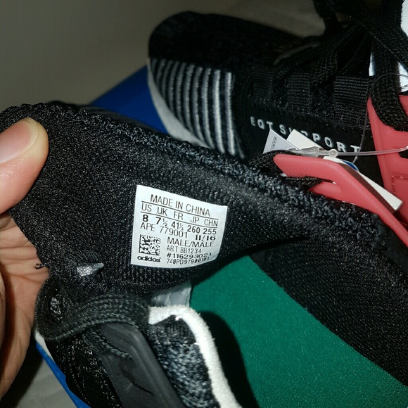 Adidas EQT Support 93/17 Boost Turbo Red sz W 9 - Picture 4 of 8