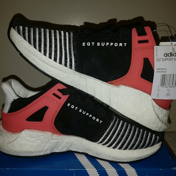 Adidas EQT Support 93/17 Boost Turbo Red sz W 9 - Picture 6 of 8