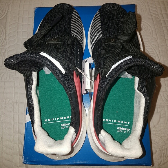 Adidas EQT Support 93/17 Boost Turbo Red sz W 9 - Picture 7 of 8