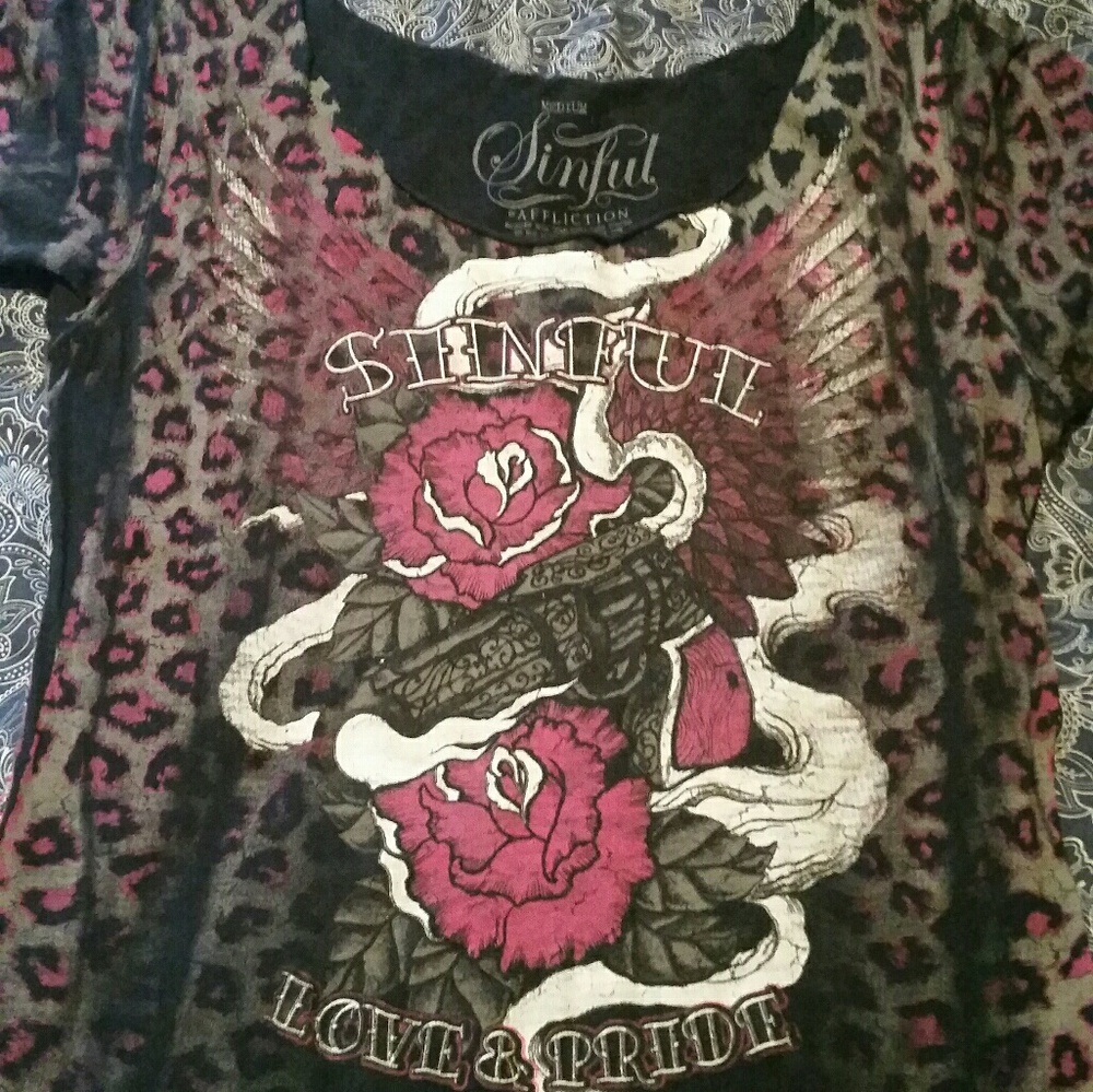 Sinful Affliction tee