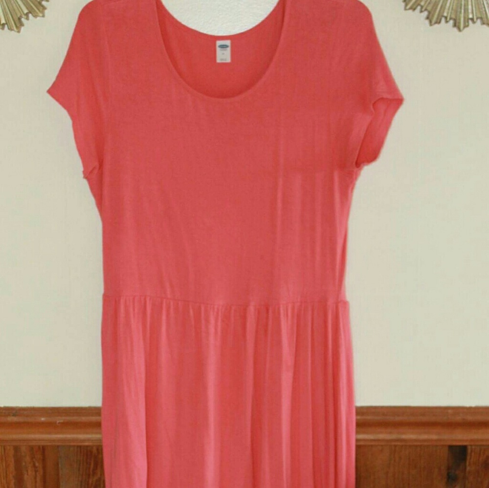 Coral Casual Dress