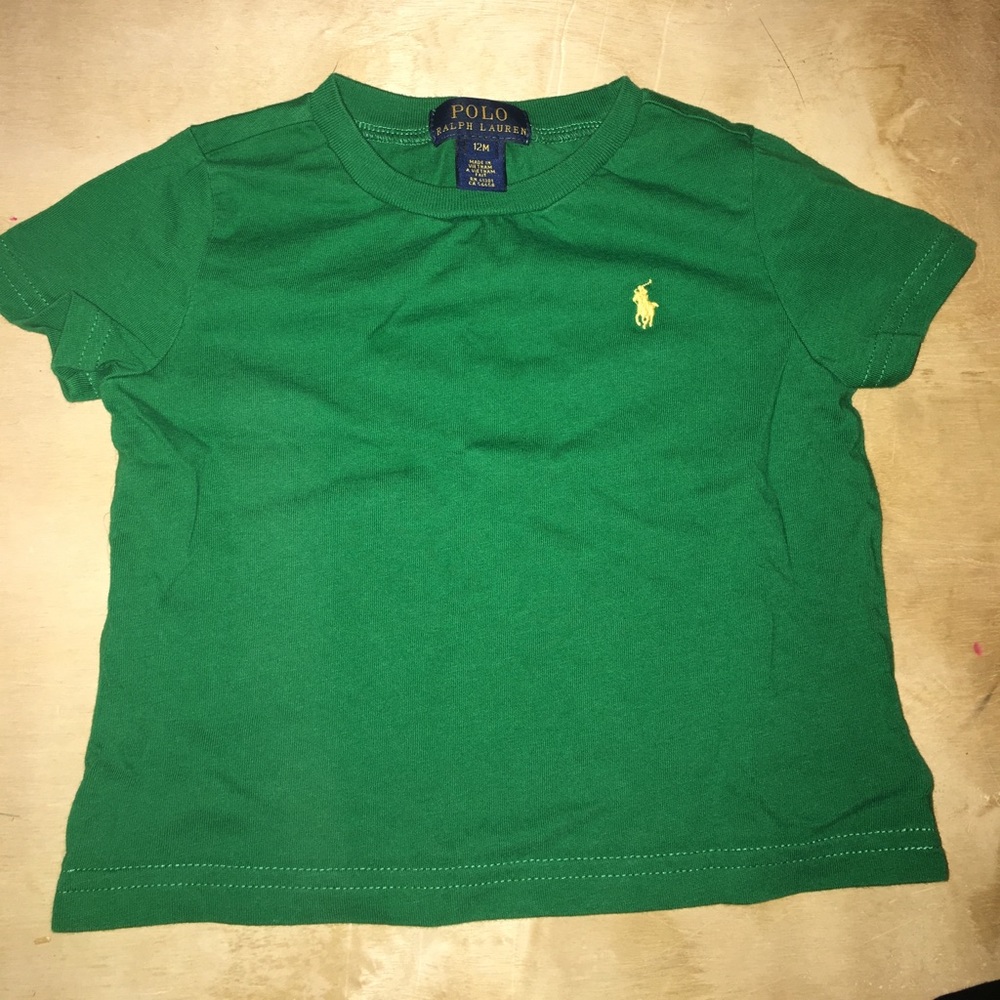 Polo Ralph Lauren 12 month girl green t-shirt