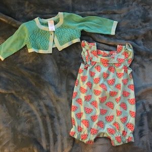 Watermelon romper