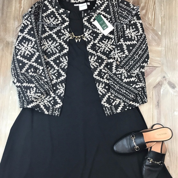 HPASOS Curve Black Cold Shoulder Dress Plus - Picture 7 of 7