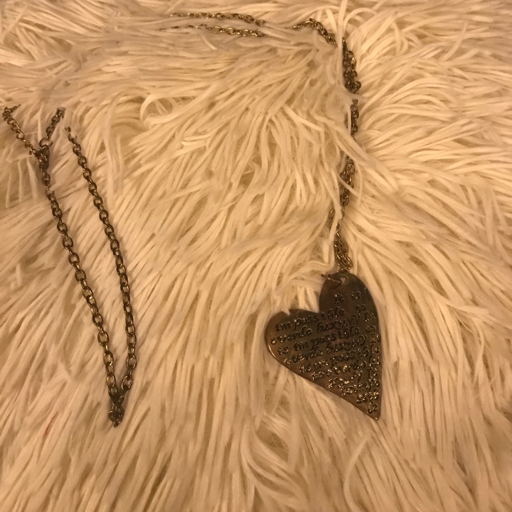 Heart necklace for sale!!