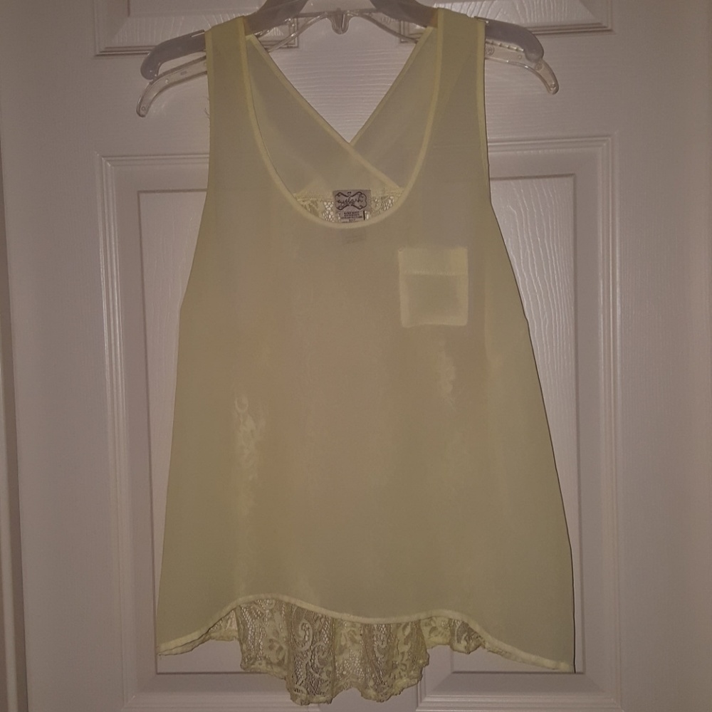 Yellow tank