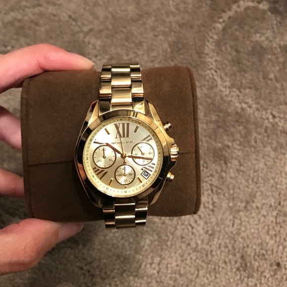 Michael Kors gold women\'s watch.