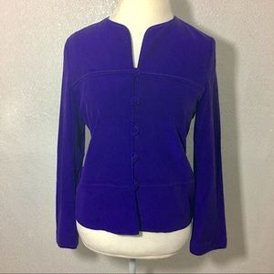 Adrianna Papell silk blazer size 8