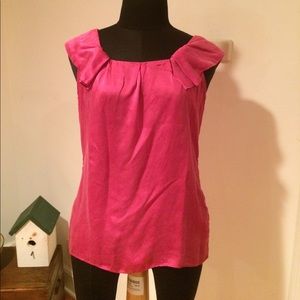 4/$15 SUPER SALE Pink Silk Banana Republic Blouse