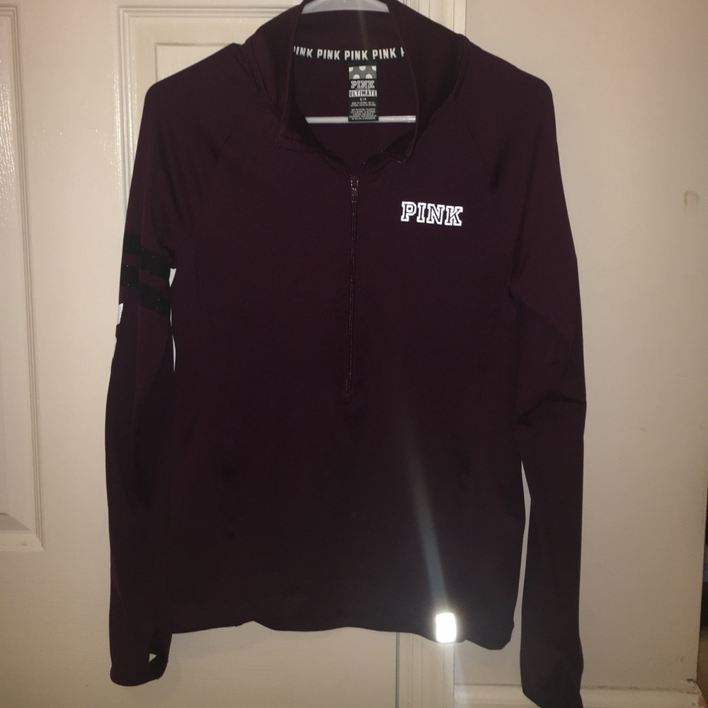 Victoria's Secret Pink Quarter Zip Sweatshirt!