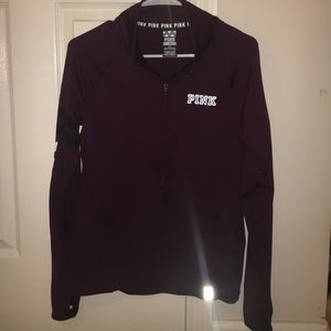 Victoria's Secret Pink Quarter Zip Sweatshirt!