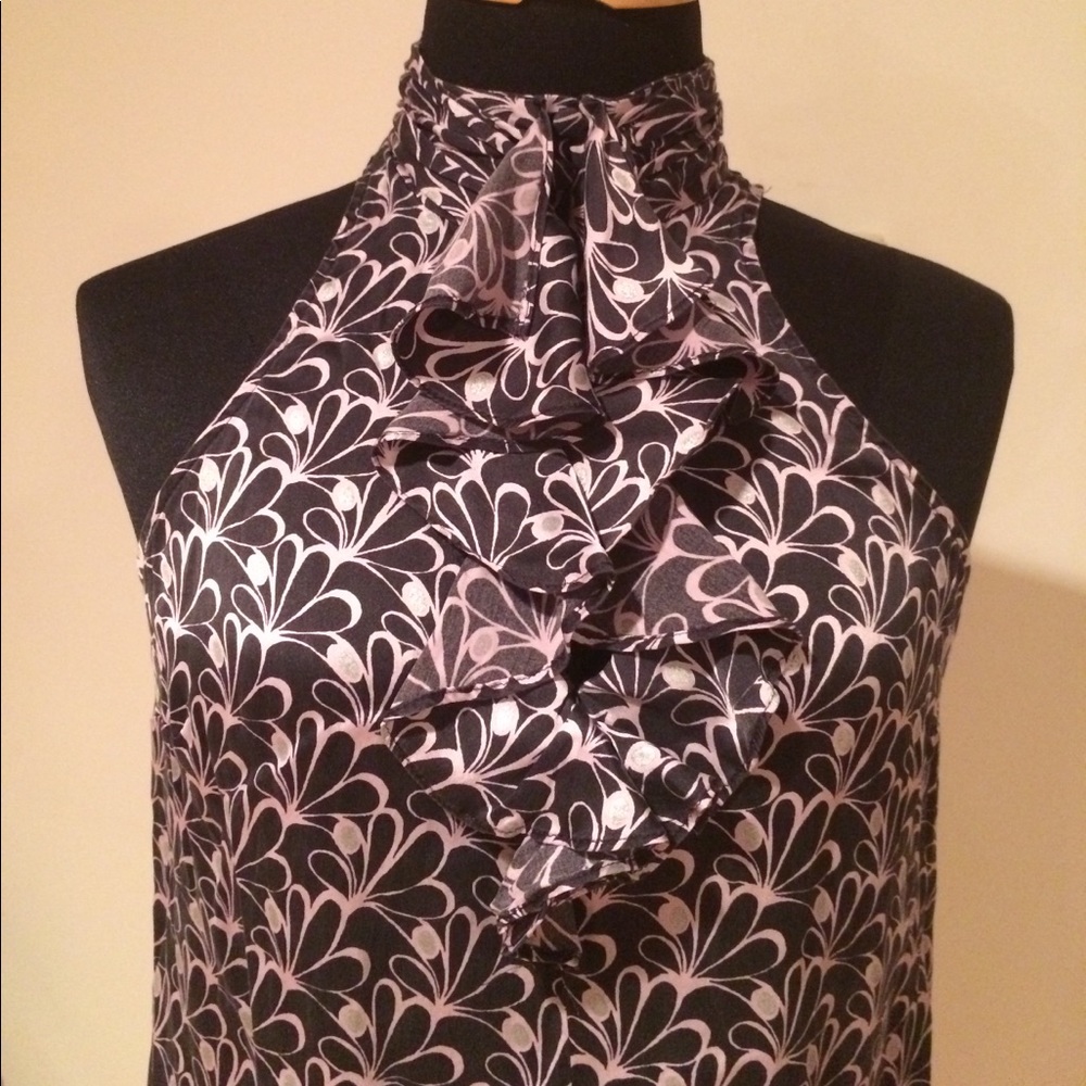 Patterned Silk Express Blouse - image 2