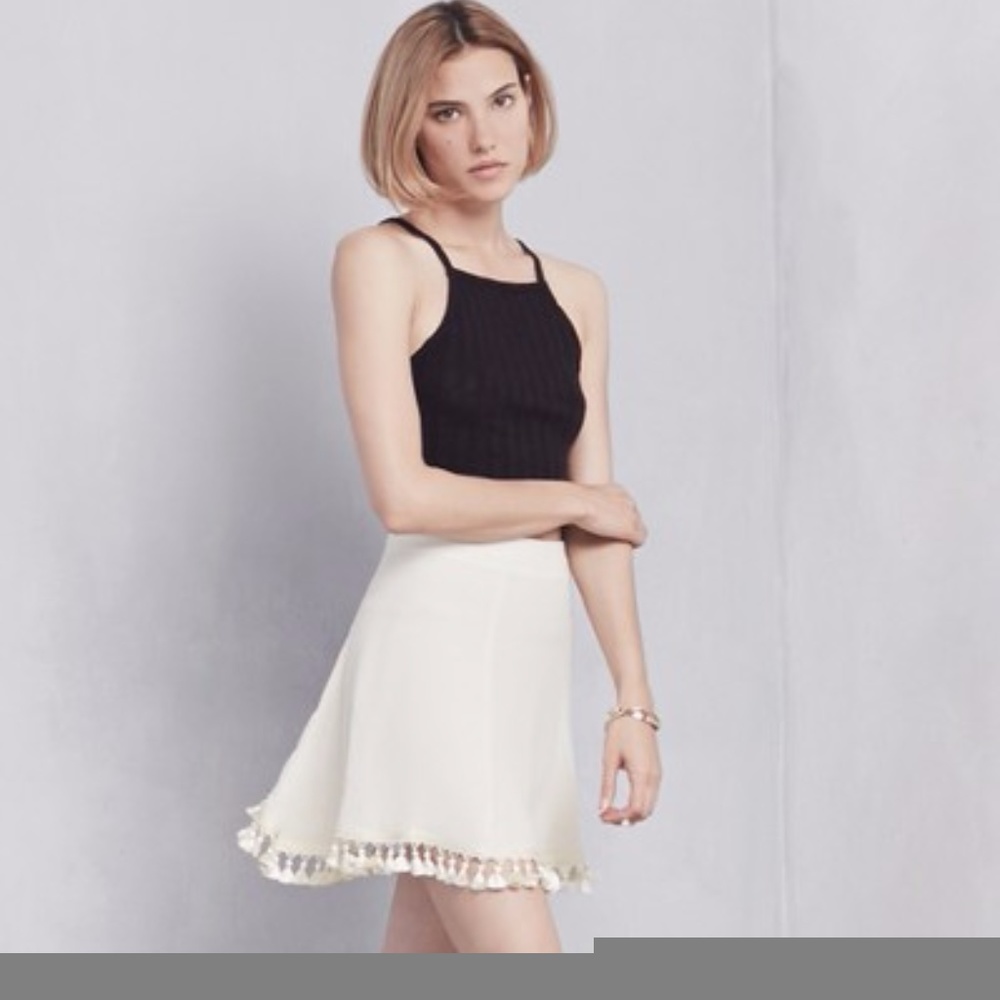 Reformation Tassel Skirt