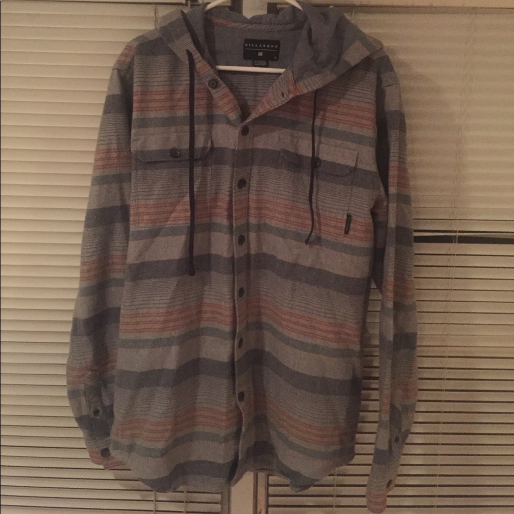 Billabong hooded flannel