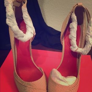 Tamar Braxton Heels with Ankle Strap