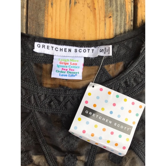 ❌SOLD❌NWT black Gretchen Scott dress size Small - Picture 7 of 8