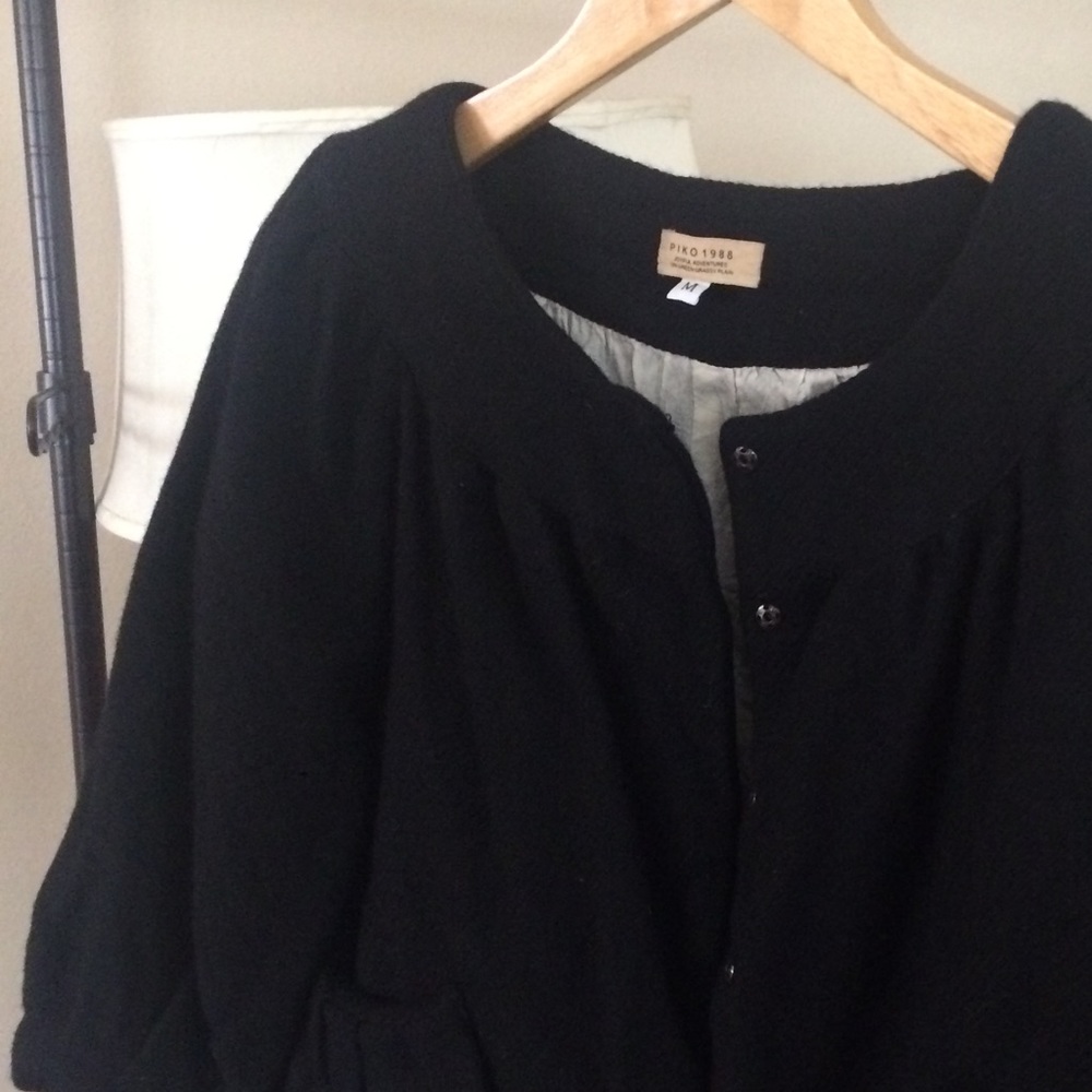 Black short jacket