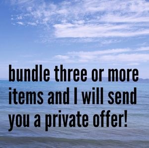 Bundle three or more items