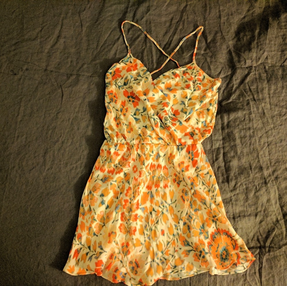 SOLD. Haute hippe floral summer dress