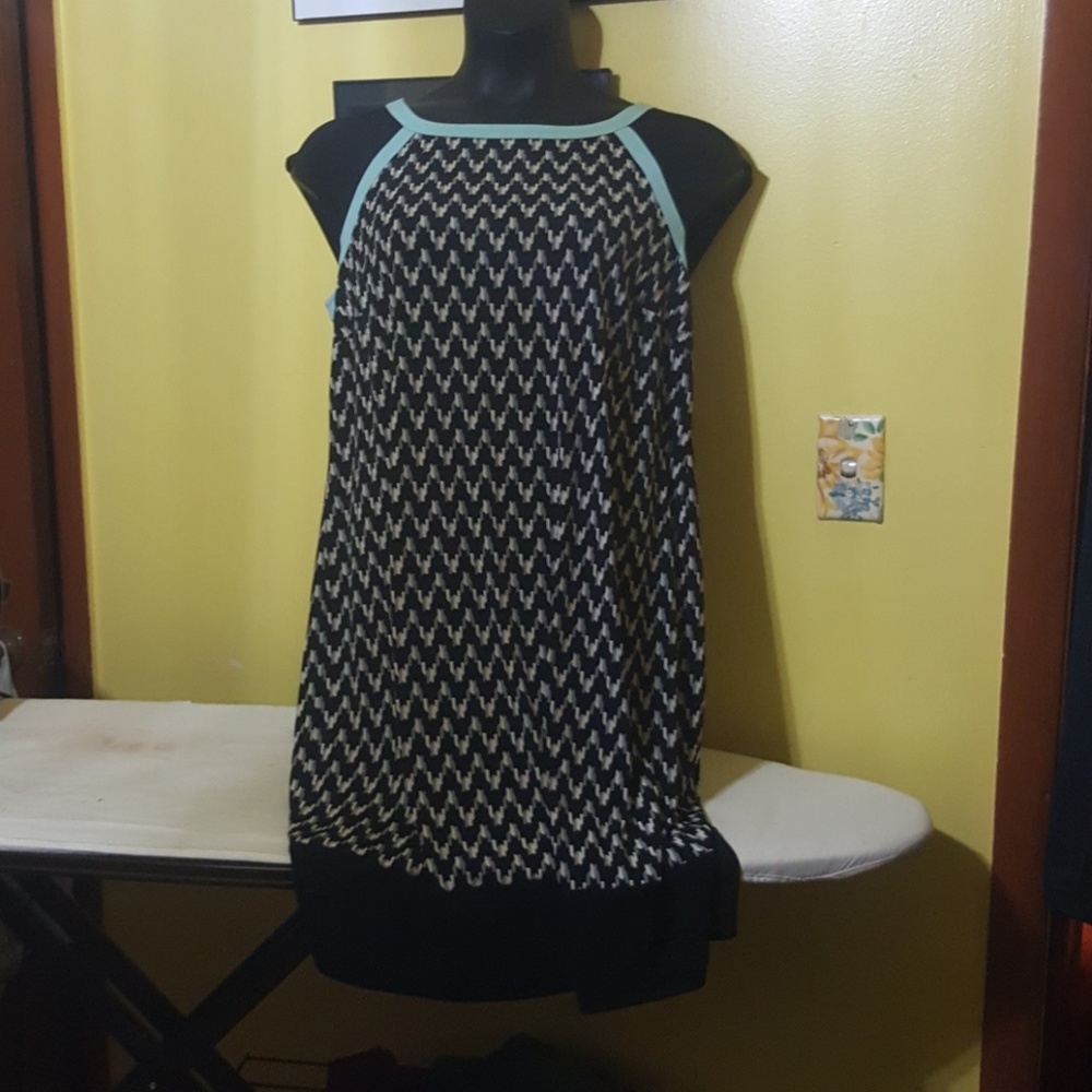 Cato brand geometric print dress