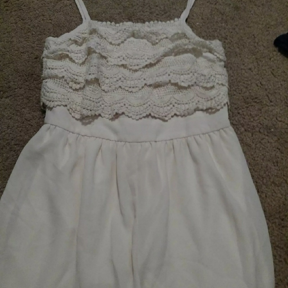 White Lace Romper