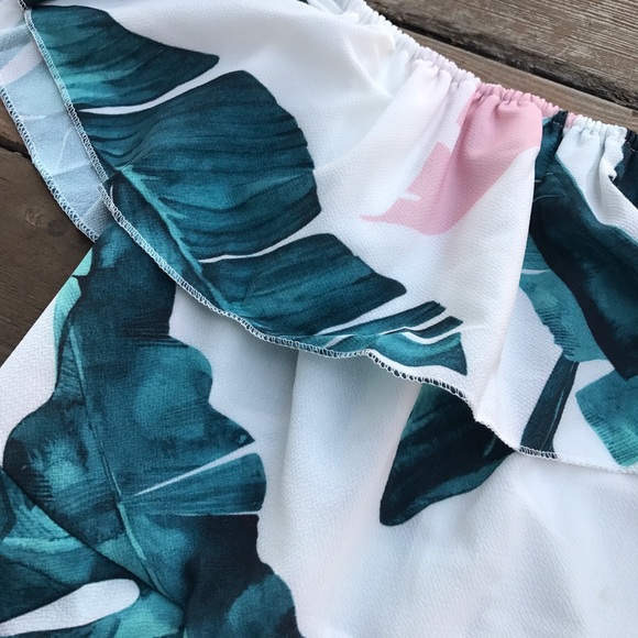 Cocktail Palm Midi Dress - Picture 3 of 8