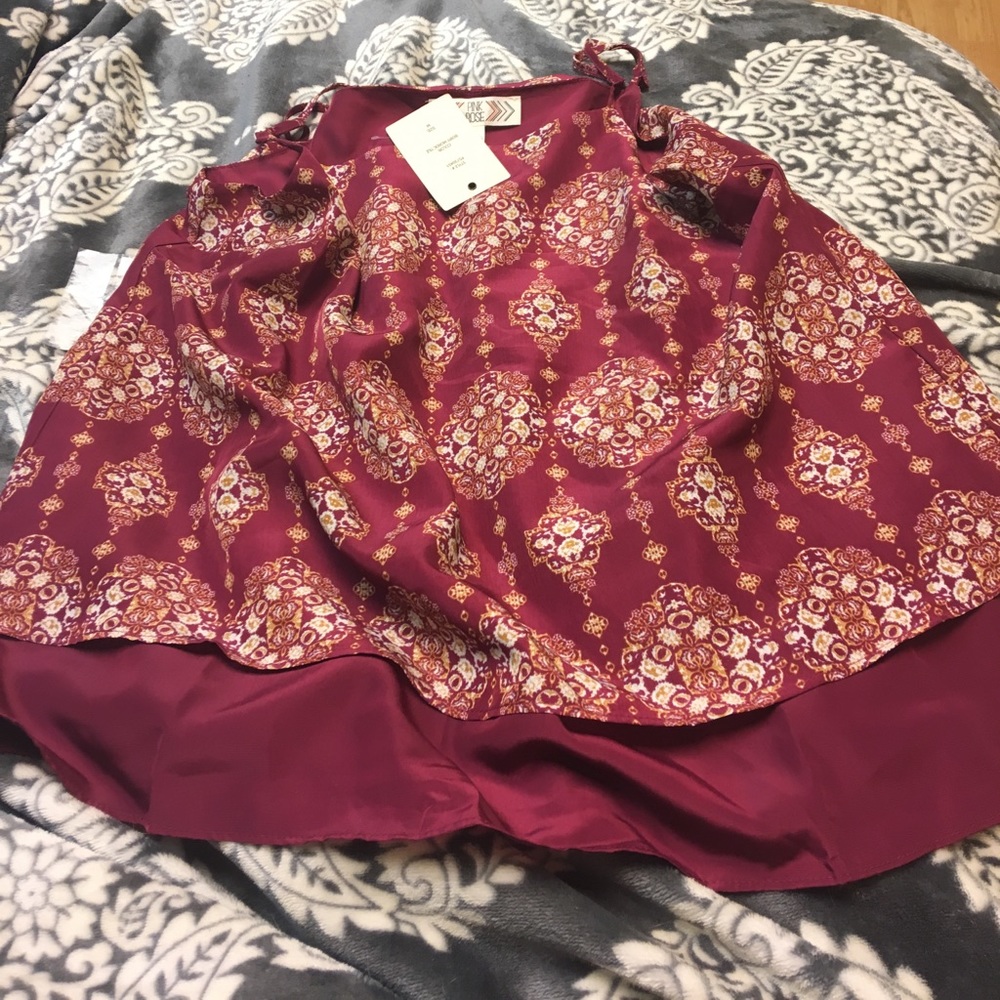 Pink Rose Tank Top