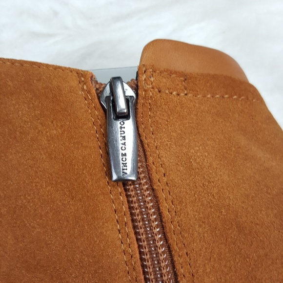 ⛔SOLD⛔NIB VINCE CAMUTO JODY ANKLE BOOTIE BROWN - Picture 4 of 6